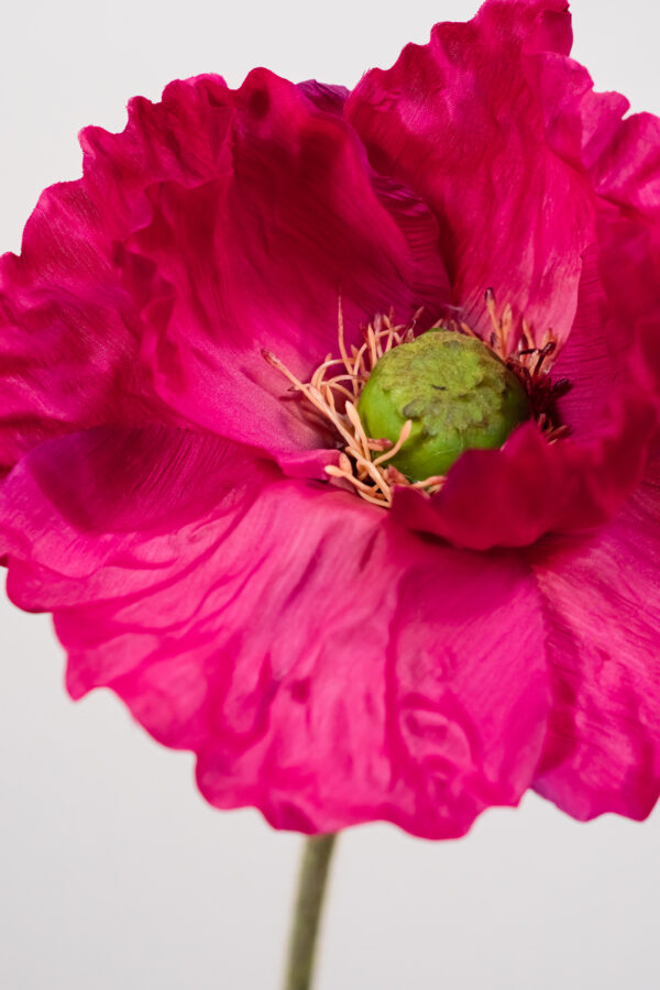 Silk-flower-Papaver-big-pink