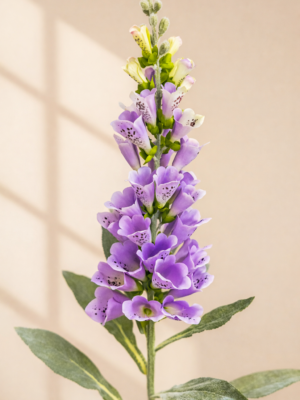Zijden bloem - Digitalis Spray Lila