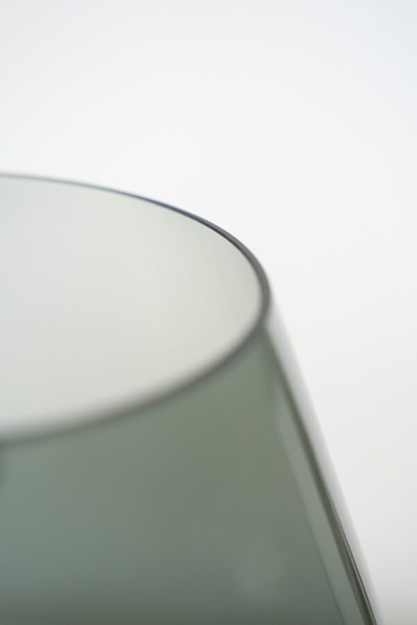 Vazen - Pearvaas Smokey Grey gemaakt van glas