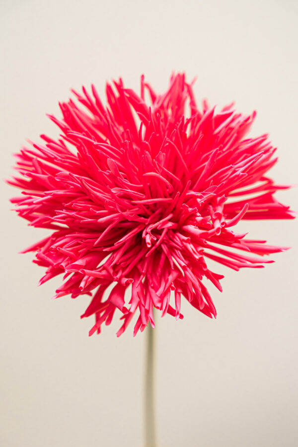 Zijden bloem - Chrysant Fel Roze