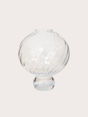 Vazen - Glazen bolvase on base