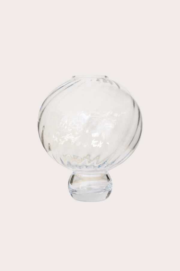 Vazen - Glazen bolvase on base