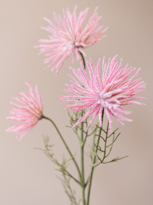 Zijden bloem - Anemone Pink