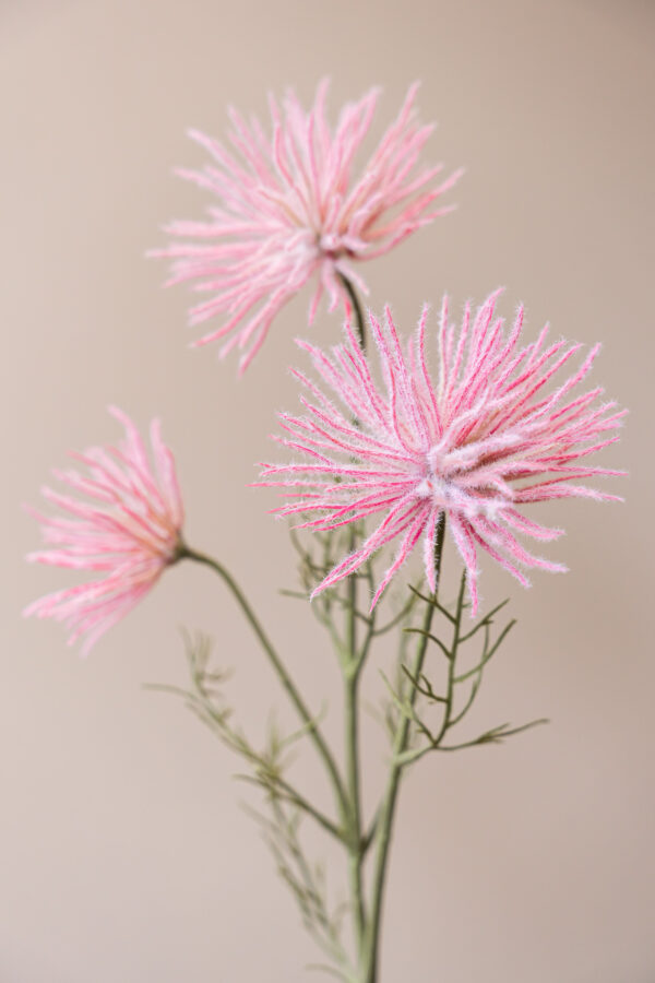 Zijden bloem - Anemone Pink