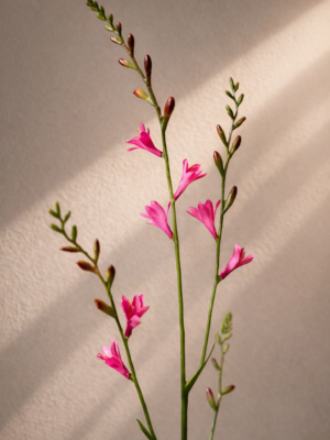 Zijden bloem - Crocosmia Roze