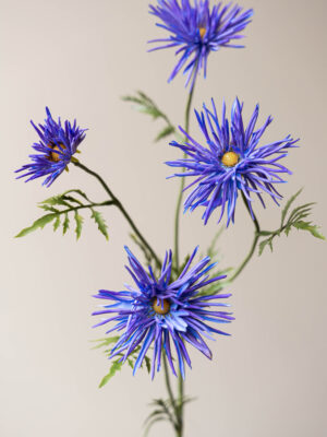 Zijden bloem - Chrysant Japans Paars