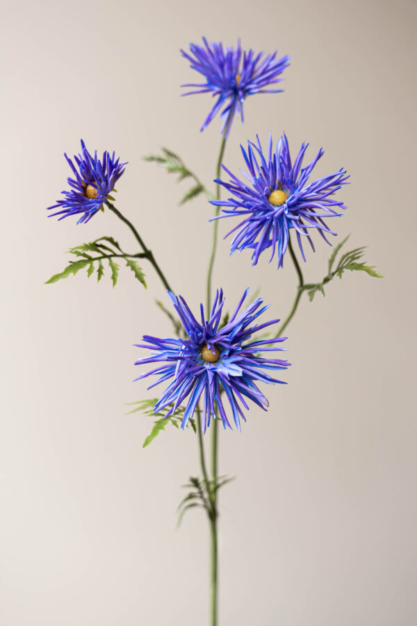 Zijden bloem - Chrysant Japans Paars