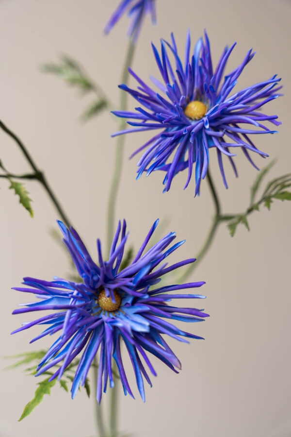 Zijden bloem - Chrysant Japans Paars
