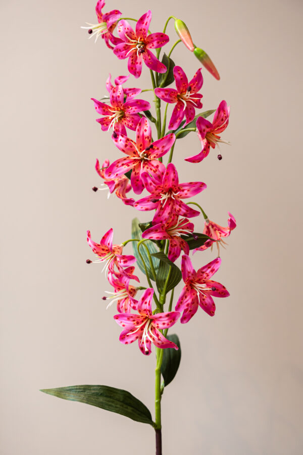 Zijden bloem - Lelie zachtroze
