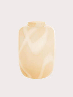 Vazen - Toronto vaas beige met patroon