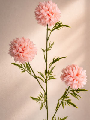 Zijden bloem - Tagetes Lichtroze