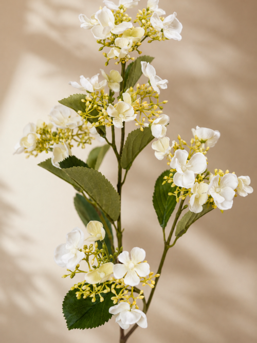 Zijden bloem - Hydrangea Wit