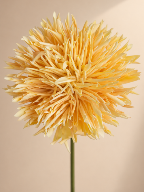 Zijden bloem - Chrysant Yellow